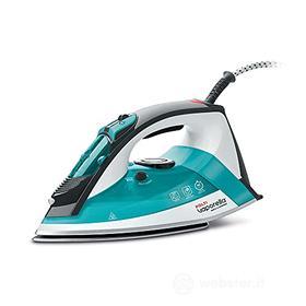 Polti Vaporella Quick&Comfort Qc120 Ferro da Stiro con Piastra in Acciaio Inossidabile, Impugnatura con Cuscinetto Soft Touch, 2200 W, Colpo di Vapore 180 G (AZ)