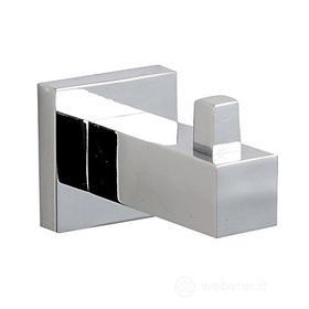 Idroblok Idroblock 03041514 I-BL Minimal Appendine per Accappatoio, Quadro, Singolo, Cromato (AZ)
