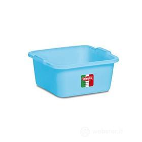 Stefanplast 66300 Polietilene Bacinella quadra, 30 x 30 x 12,5 cm, Azzurro chiaro, 7 Litri, (AZ)