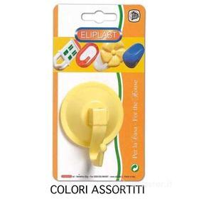 ELIPLAST Gancio Ventosa a Leva, Blu, 48?mm, plastica, White, 65 Millimetri (AZ)