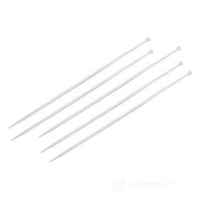 Confezione 20 fascette plastica per cablaggi 3,6 x 200 mm colore bianco (AZ)