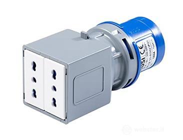 ROSI 1864 Adattatore Industriale, Grigio/Blu (AZ)