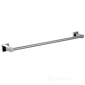 Idroblok Idroblock 03041516 I-BL Minimal Porta-Salvietta, Lungo, 60 cm, Quadro, Singolo, Cromato (AZ)