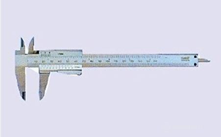 Calibro a corsoio ventesimale in acciao Inox con lunghezza di 160 mm