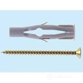 Fischer Tasselli Nylon Fuv c/vite 10X60 ( pz 25 ) (AZ)