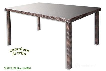 TAVOLO POLIRATTAN 160X90 C109740 (AZ)