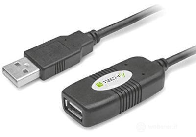 Cavetteria PC Prolunga Attiva USB2.0 Hi-Speed 10m (AZ)