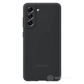Samsung Cover in Silicone morbida per Galaxy S21 FE 5G, Black (AZ)