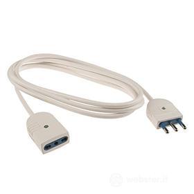 Prolunga lineare Mt 3 16A 2P+T bianca (AZ)