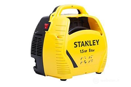 Stanley Compressore d'aria con acessori, 1.5 HP fino a 8 Bar, 1100 W, 230 V, Rumorosit? 97 dB, Giallo/Nero (AZ)