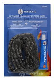 KIT RICAMBIO TRECCIA ROTONDA.+ADESIVO D. MM. 6x2,5 M (AZ)