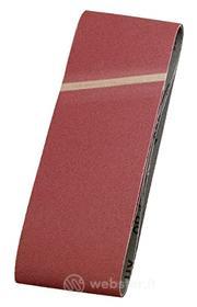 kwb 3x cloth sanding belt, 100 x 560 mm, K-100, corindone di alta qualit?, per legno e metallo, carta abrasiva per levigatrici a nastro/levigatrici (AZ)