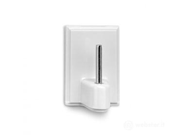 Inofix M41448-Gancio adesivo 2042: Bianco (AZ)