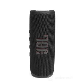 JBL Flip 6 Speaker Bluetooth Portatile, Cassa Altoparlante Impermeabile e Antipolvere IPX67, Compatibile con JBL PartyBoost, Fino a 12h di Autonomia, Nero (AZ)