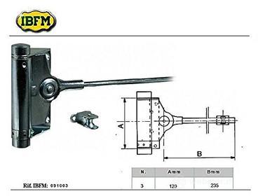 Ibfm 2475003 SPINGIPORTA A Molla T/Triumph ZINCATI Art.91 (AZ)