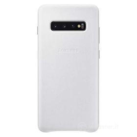Cellulare - Custodia Leather Cover (Galaxy S10+) (AZ)