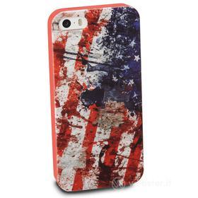 Cover Mundial in gomma bandiera USA iPhone 5