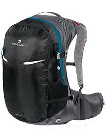 Ferrino zephyr 27+3 30 litri zaino 75818NCC colore nero per trekking coprizaino incluso schienale traspirante porta bastoncini leggero e capiente 30 (AZ)