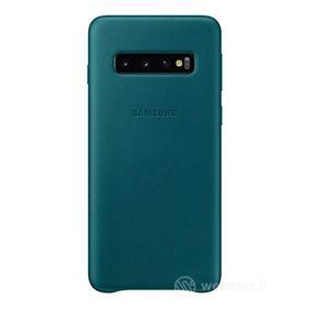 Cellulare - Custodia Leather Cover (Galaxy S10) (AZ)