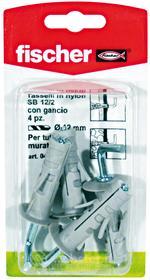 TASSELLI FISCHER SB-K BLISTER 4PZ (AZ)