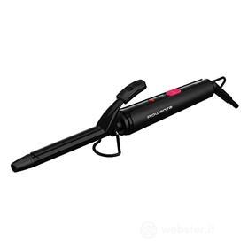 Rowenta CF2119 Ferro arricciacapelli 16 mm riccioli solidi rivestimento in ceramica calore delicato punta fredda cavo girevole a 360 uso sicuro nero/rosa, nero/rosso (AZ)