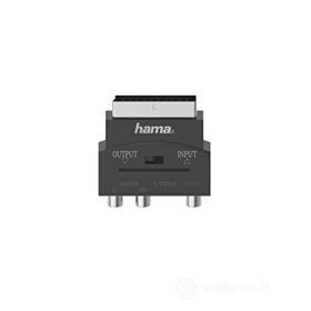 Adattatore video Hama Video Adapter, S-VHS Socket/3 RCA Sockets - Scart Plug 4-Pin (AZ)