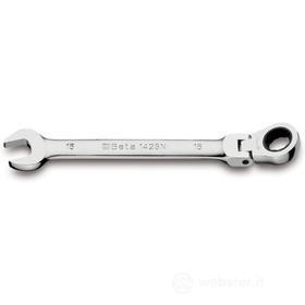 Beta Tools 142SN Chiavi COMBINATE A CRICCH. SNODATE 19, 19x19 mm (AZ)