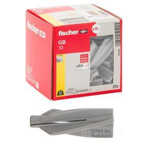 Tasselli GB 10 per calcestruzzo cellulare gasbeton (20 Pz.)