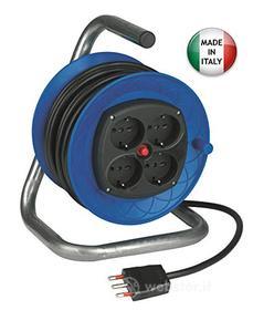 ROSI CR14154BNS Avvolgicavo Civile Serie CR, Blu/Nero, 15m (AZ)