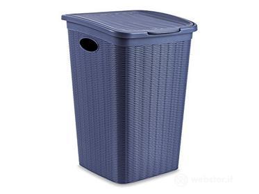 Stefanplast 3648 Porta Biancheria, Blu, 28.5 x 39 x 54 cm (AZ)
