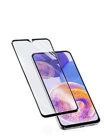 cellularline Tempered Glass Capsule - Galaxy A23 4G / 5G Vetro temperato 9H resistente da bordo a bordo. Protezione del display da graffi, urti e cadute (AZ)