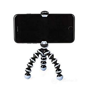 JOBY GorillaPod Mobile Mini, Treppiede Flessibile Mini per Smartphone, compatibile con iPhone, Smartphone Android e Windows, per Creazione Contenuti, Vlogging, Streaming Live, Tik Tok, Nero e Blu (AZ)