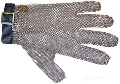 Sani Guanto Antiscivolo in Acciaio Inossidabile, Misura L, Stainless Steel, Grigio (AZ)