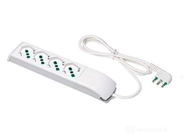 Presa multi 4p bipasso/schuko