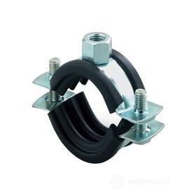 Collare per tubi a doppia vite FRS 32-37 M8/M10 (100 Pz.)