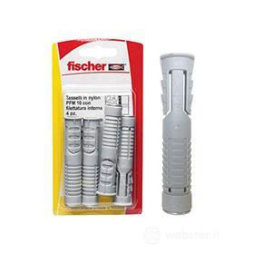 FISCHER - Tassello per mensole, Confezione da 4 pz, 8 K (AZ)