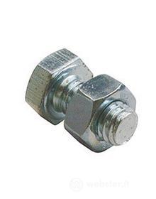 Sipa 9/549 Bulloni TDE Zincati con Dado, M. 8x16, Set di 200 Pezzi (AZ)