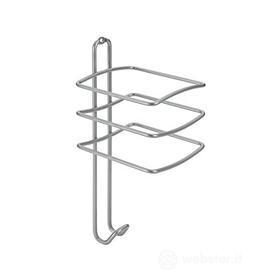 Metaltex serie Onda - Porta asciugacapelli/piastra capelli - (460603) (AZ)