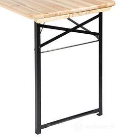 VERDELOOK Gambe di Ricambio per Tavolo Set birreria, Set da 2 Pezzi, 73x53x2.5 cm