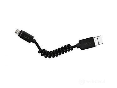 Cellulare - Kit Cavo Dati/ Stili/Pennini Cavo Micro USB spiralato 17-50 cm (AZ)