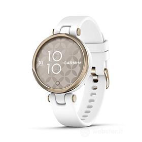 Garmin Lily Sport - Smartwatch Piccolo ed Elegante, 34 mm, Monitoraggio 24/7, App Fitness e Sport, Cream Gold & White (AZ)