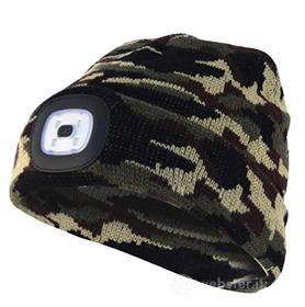 Cappello con luce led-mimetico