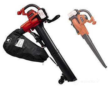 Einhell GE-CL 36/V, 230 Li E -Solo Soffiatore Aspiratore foglie a batteria Power X-Change (36V, vel. regolabile aria 230 km/h, portata aria 700 m?/h, senza batteria e caricabatteria) (AZ)