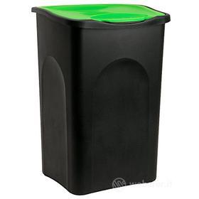 Stefanplast Pattumiera Ecogreen 37x37x56 50LT Nero/Verde (AZ) Stefanplast Pattumiera Ecogreen 37x37x56 50LT Nero/Verde (AZ)