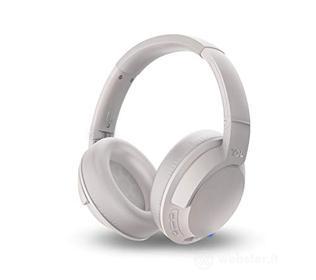 TCL ELIT400 Cuffie Over-Ear Bluetooth (riproduzione 30 ore, audio ad alta risoluzione, schermatura del suono, funzione di ricarica rapida, pieghevole, cavo audio opzionale), Cement Gray (AZ)