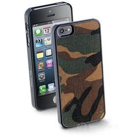 Cover rigida con inserto in tessuto iPhone 5