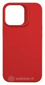 cellularline | Sensation - iPhone 14 Pro Max | Custodia in Silicone Soft Touch con Tecnologia Antibatterica Integrata - Colore Rosso (AZ)