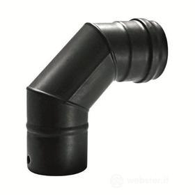 SAVE Fumisteria Plus NNO1503 Elbow chimney pipe Nero (AZ)