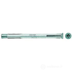Tasselli prolungati in acciaio F10 M 92 Testa svasata piana (100 Pz.)
