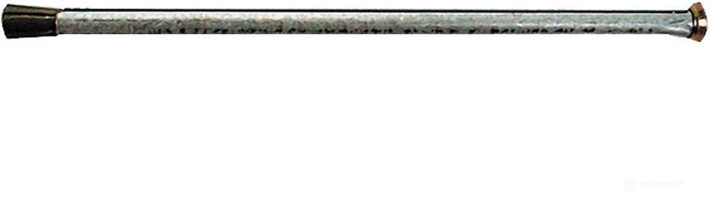 Tasselli prolungati in acciaio F10 M 112 Testa svasata piana (100 Pz.)
